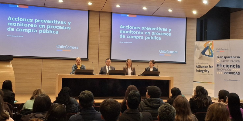 imagen presentación ChileCompra seminario del riesgo a la prevención junio 2026
