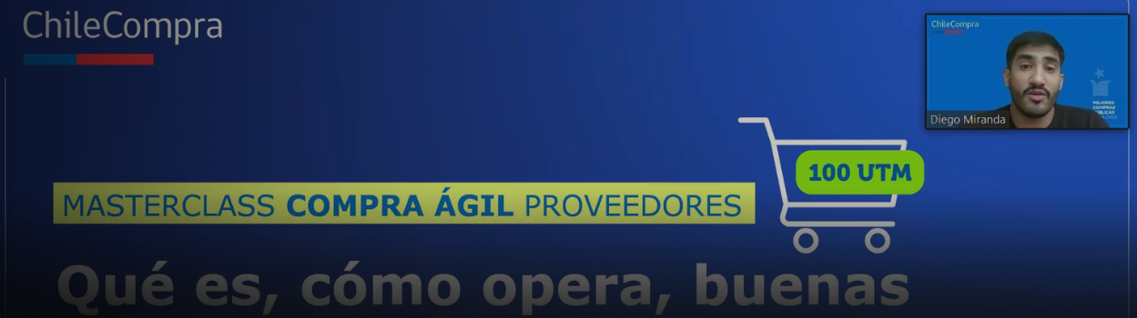 Primera Masterclass sobre Compra Ágil para proveedores reúne a más de 270 cuentas conectadas de todo el país