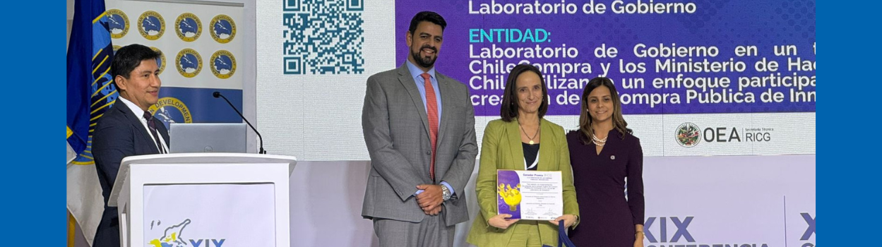 Chile gana el Premio RICG 2025 por Compra Pública de Innovación, iniciativa liderada por el Laboratorio de Gobierno, ChileCompra y el Ministerio de Hacienda