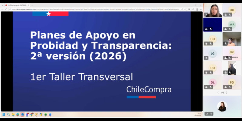 primer taller planes de probidad y transparencia 2026 